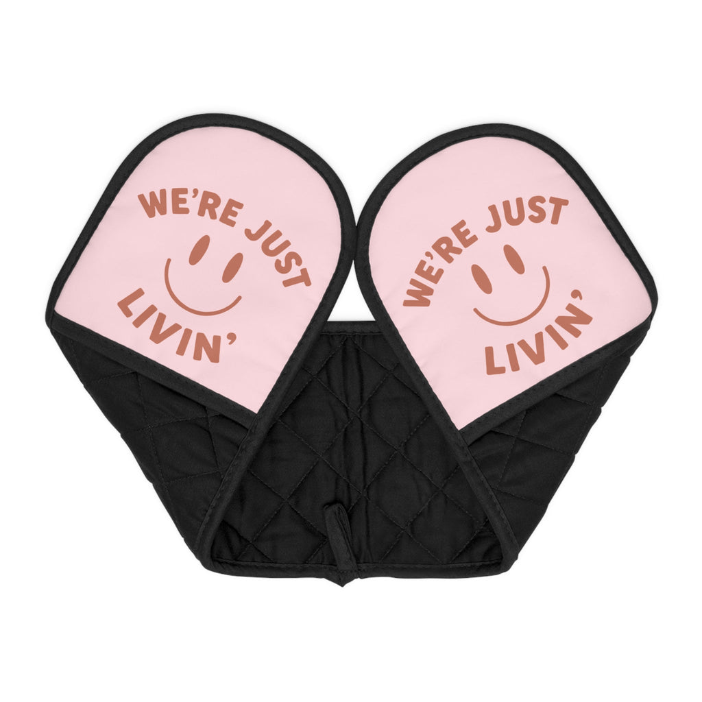 We're Just Livin' Oven Mitts