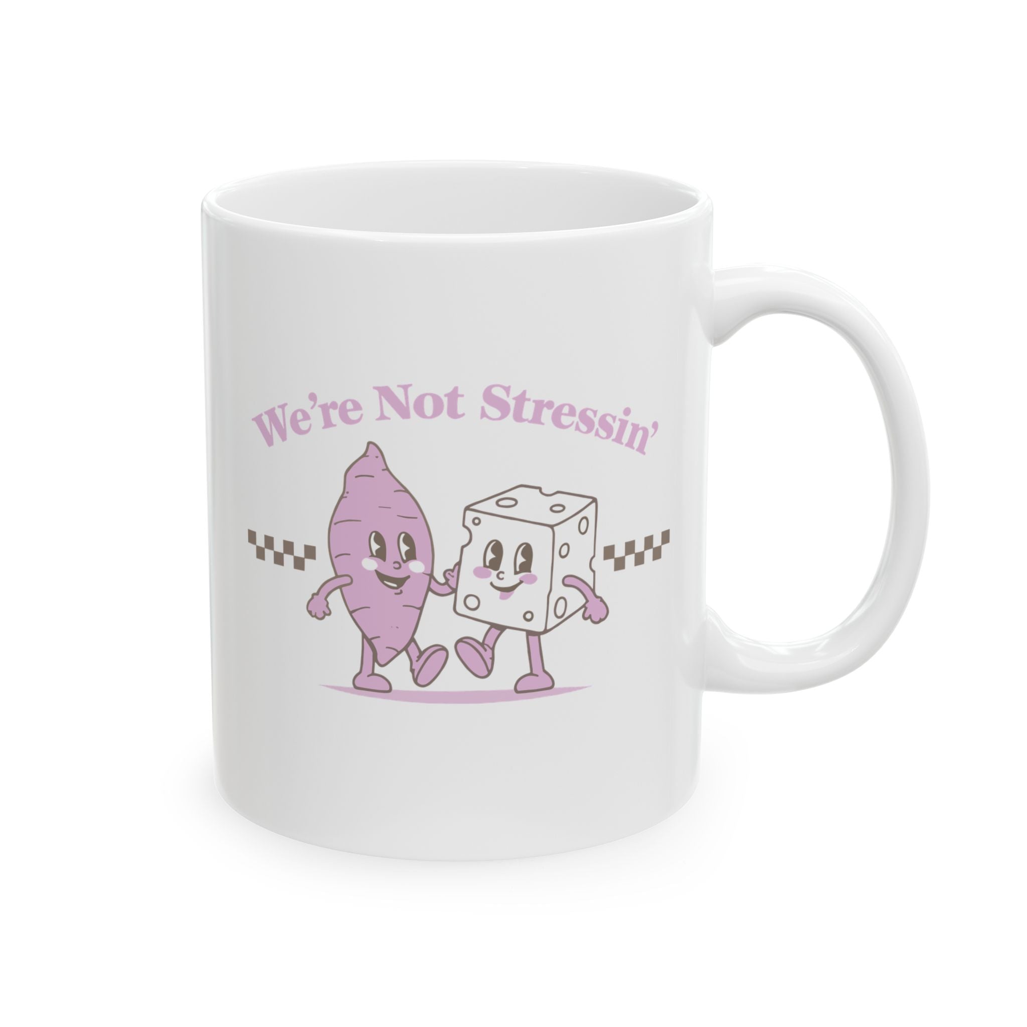 We're Not Stressin' Friends Mug